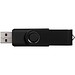 Rotate Metallic USB-Stick, schwarz, 32GB