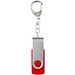Rotate mit Schlüsselanhänger USB-Stick, hellrot, 2GB