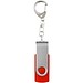 Rotate mit Schlüsselanhänger USB-Stick, mittelrot, 2GB