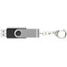 Rotate mit Schlüsselanhänger USB-Stick, schwarz, 2GB