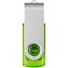 Rotate Transculent USB-Stick, grün, 1GB