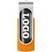 Rotate USB-Stick 3.0 mit Doming, orange, 16GB
