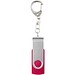 Rotate USB-Stick 3.0 mit Schlüsselanhänger, magenta, 64GB
