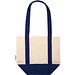 Sam 320 g/m² Mini-Tragetasche aus GRS recycelter Baumwolle, navy