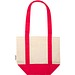 Sam 320 g/m² Mini-Tragetasche aus GRS recycelter Baumwolle, rot