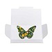 Samenpapier im Klappkärtchen, Schmetterling, 1-seit. Druck
