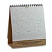 Samenpapier-Tischkalender, Weihnachten, Kamille, 1-seit. Druck