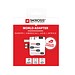 SKROSS Pro 3-Pole World Travel Adapter, weiß