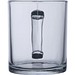 Sublimationstasse aus Glas BARBARA, transparent