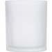 Sublimationstasse aus gefrostetem Glas LEA, transparent