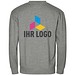 MALFINI Sweatshirt unisex Crew, S, dunkelgrau melliert