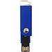 Swivel Rectangular USB-Stick, blau, 1GB
