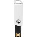 Swivel Rectangular USB-Stick, weiss, 8GB