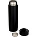 Taylor 450 ml Doppelwand Isolierflasche aus Edelstahl mit Teesieb, schwarz