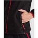 Terrano Mikrofleecejacke, unisex, blei/schwarz, 2XL