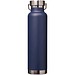 Thor 650 ml RCS-zertifizierte Kupfer-Vakuum Isolierflasche aus recyceltem Edelstahl, navy