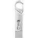 Typ C USB Stick 3.0 mit Karabiner, silber, 128GB