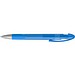 uma® LOOK grip transparent SI Druckkugelschreiber, hellblau