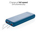 Urban Vitamin Pasadena 20.000mAh 18W PD Powerbank, blau
