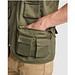 Venera Arbeitsweste mit V-Ausschnitt und mehreren Taschen, 200 g/m2, weiss, 2XL
