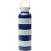 VINGA Lagoa Flasche aus RCS Stainless-Steel, 600ml, navy blau, weiß