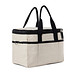 VINGA Volonne AWARE™ Kühlkorb aus recyceltem Canvas, off white, schwarz