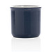 Vintage Keramiktasse, navy blau