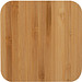 Wireless Charger aus Bambus mit 2 USB-Hubs, hellbraun
