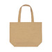 XD COLLECTION Impact Aware™ 240g/m² rcCanvas Shopper + Tasche, ungefärbt, braun