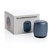 XD COLLECTION Kabelloser Mini-Lautsprecher aus Aluminium, blau