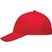 6-Panel-Baseball-Cap COTTURE,rot