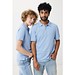 Iqoniq Yosemite Piqué-Poloshirt aus recycelter Baumwolle, sky blue, S