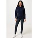 Iqoniq Rila Lightweight Hoodie aus recycelter Baumwolle, navy blau, XXS