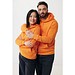 Iqoniq Rila Lightweight Hoodie aus recycelter Baumwolle, orange, S