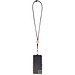 Adhab Smartphone Lanyard mit Bambusdetails, schwarz