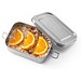 ALLSPICE. Lunchbox. Robuste luftdichte Box aus (90% recyceltem) 750 mL, Satinsilber