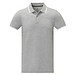 Amarago Polo mit abgesetztem Rand für Herren, heather grau, 3XL