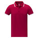 Amarago Polo mit abgesetztem Rand für Herren, rot, M