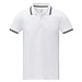Amarago Polo mit abgesetztem Rand für Herren, weiss, 3XL