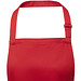 Andrea 240 g/m² Schürze mit verstellbarem Nackenband, rot