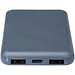 Asama 5000 mAh Typ-C Powerbank aus recyceltem Kunststoff, Hale Blue