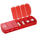 Pillendose 7-Tage, rot