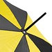 Automatik-Stockschirm, Schwarz/Gelb