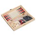 Backgammon - Schach -Dame Spiel, beige