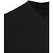 Balfour 200 g/m² Kurzärmeliges T-Shirt V-Ausschnitt Bio Baumwolle (OCS), unisex, schwarz, XL