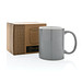 Basic Keramiktasse, grau
