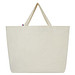 Cannes 200 g/m² Shopper Tragetasche aus recyceltem Material 10L, natur