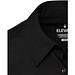 Carnelian 133 g/m² Popeline Bluse, schwarz, XXL