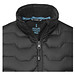 Epidote isolierter Daunen-Bodywarmer für Damen, schwarz, XXL