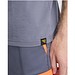Expedition Kurzärmeliges T-Shirt für Herren, 160 g/m2, blei/schwarz, 2XL